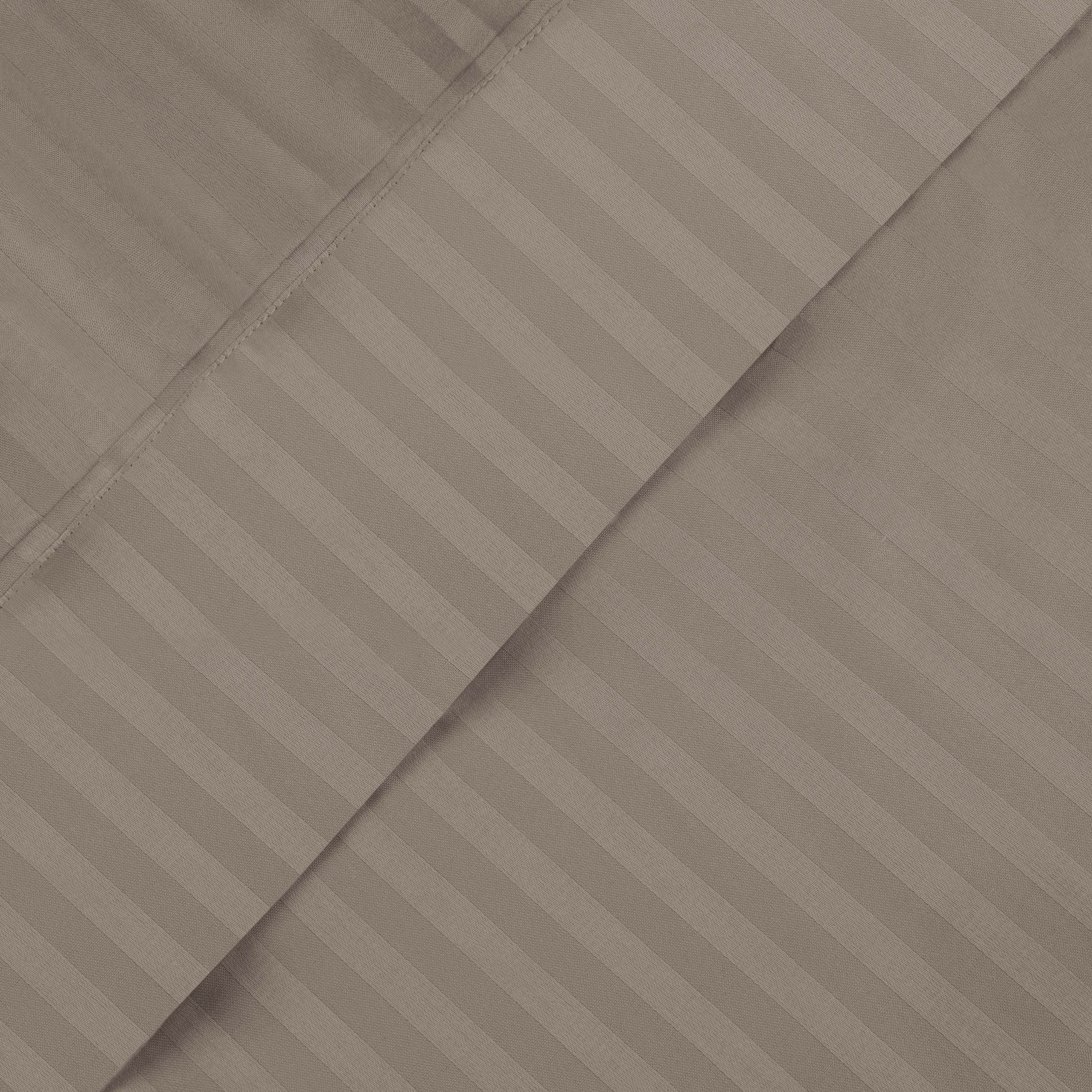 Egyptian Cotton 600 Thread Count Striped Deep Pocket Sheet Set - Blue Nile Mills