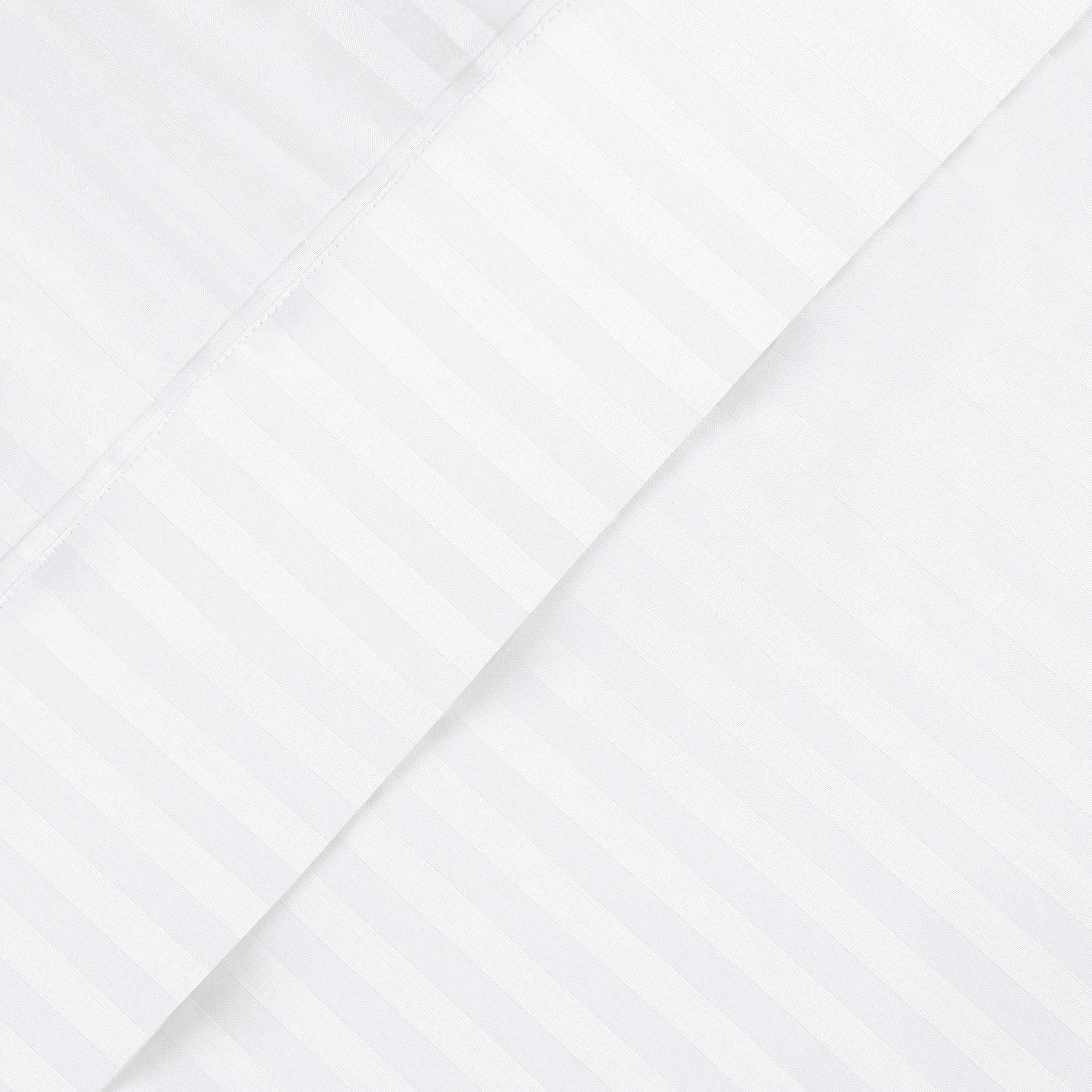 Egyptian Cotton 600 Thread Count Striped Deep Pocket Sheet Set - Blue Nile Mills