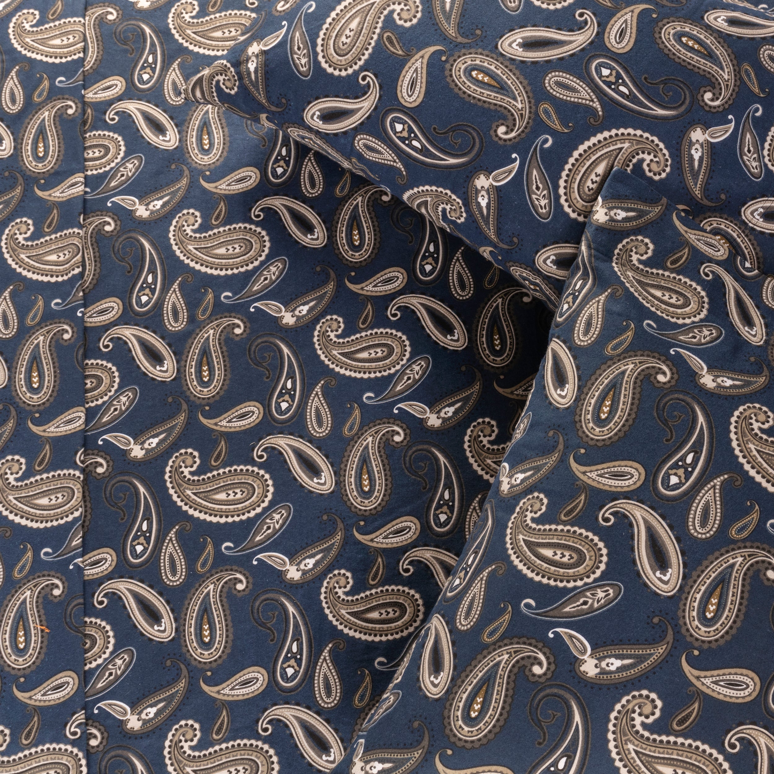 Flannel Cotton Floral Paisley Deep Pocket Bed Sheet Set - Blue Nile Mills