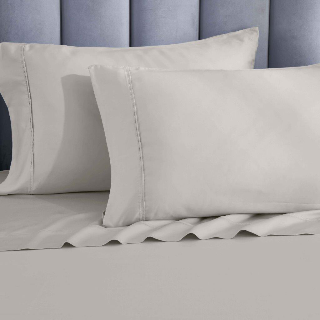 Modal From Beechwood 400 Thread Count Cooling Solid Pillowcase Set - Blue Nile Mills