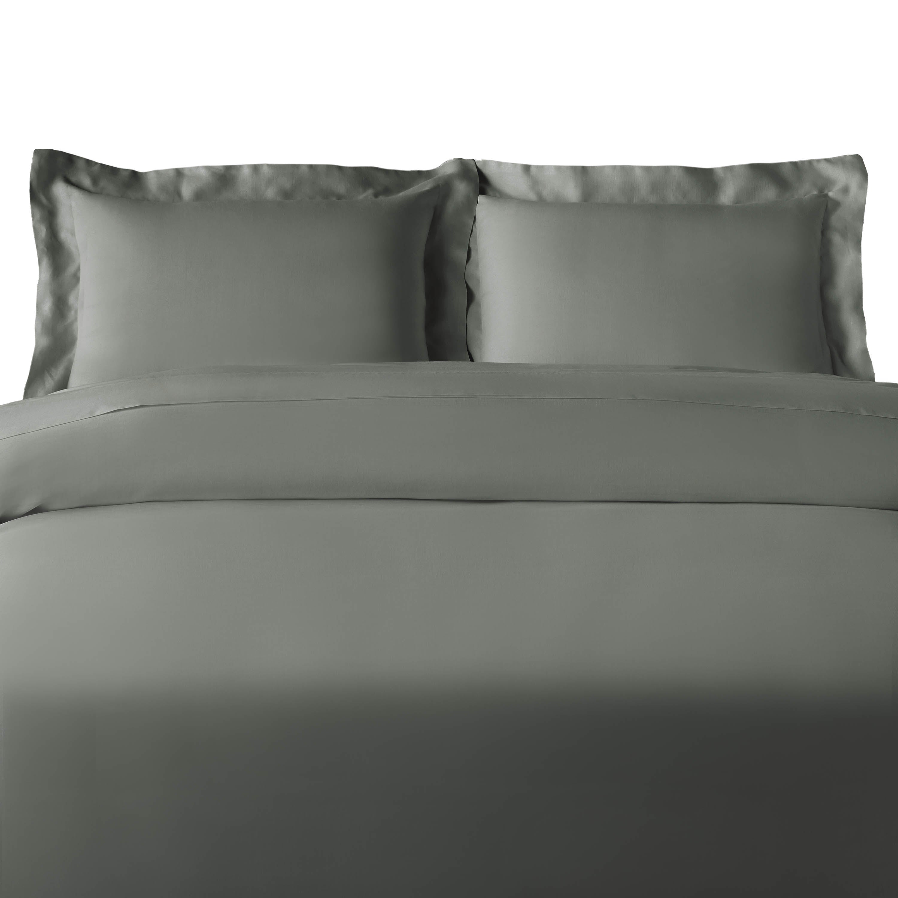 Rayon From Bamboo 300 Thread Count Solid Duvet Cover Set - Blue Nile Mills