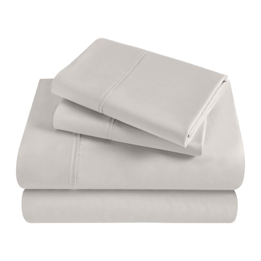 Modal From Beechwood 400 Thread Count Solid Deep Pocket Bed Sheet Set - Blue Nile Mills