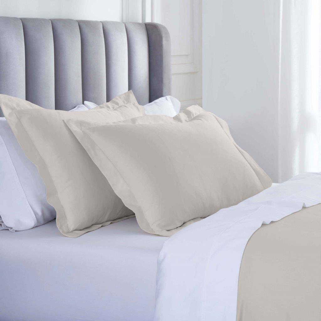 Modal From Beechwood 400 Thread Count Solid Duvet Cover Set - Blue Nile Mills