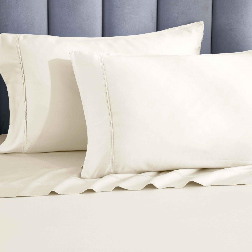 Modal From Beechwood 400 Thread Count Cooling Solid Pillowcase Set - Blue Nile Mills