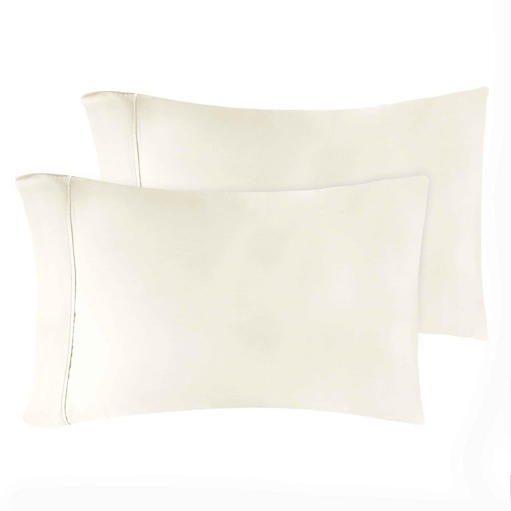Modal From Beechwood 400 Thread Count Cooling Solid Pillowcase Set - Blue Nile Mills