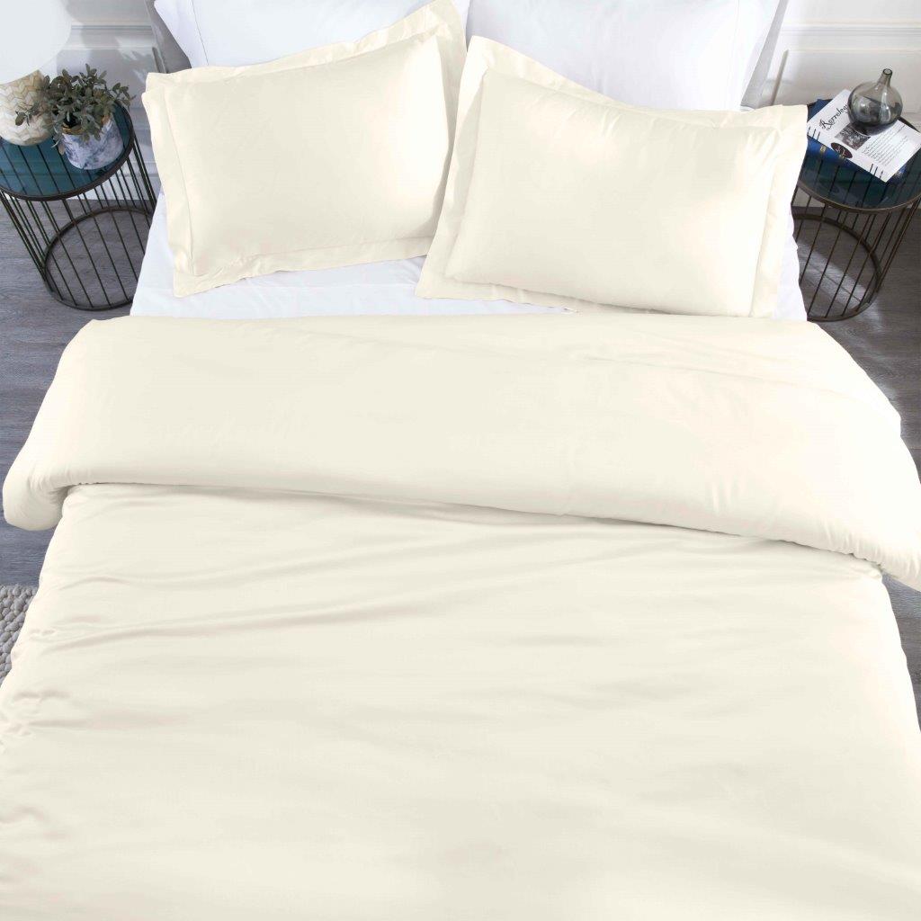 Modal From Beechwood 400 Thread Count Solid Duvet Cover Set - Blue Nile Mills
