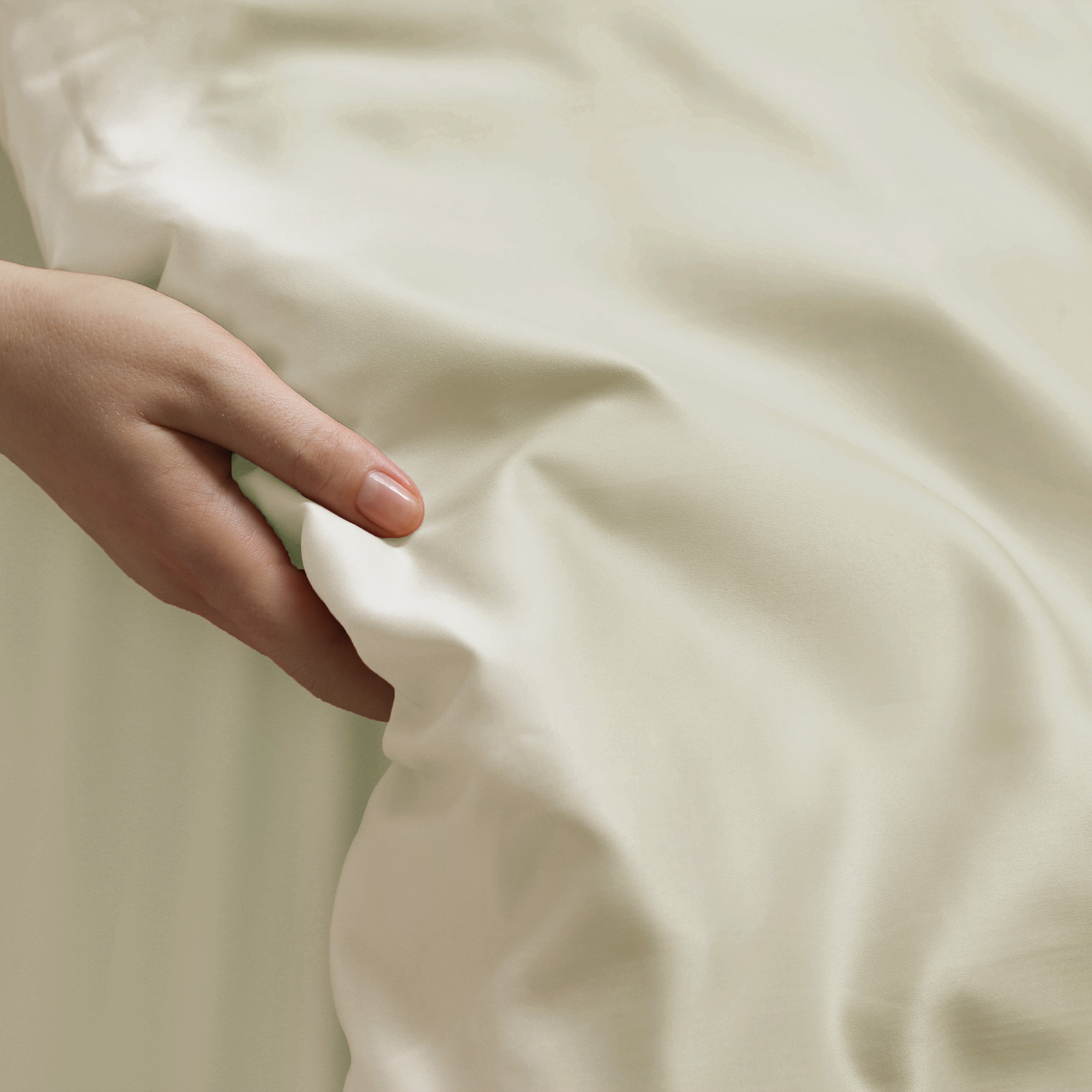 Rayon From Bamboo 300 Thread Count Solid Duvet Cover Set - Blue Nile Mills