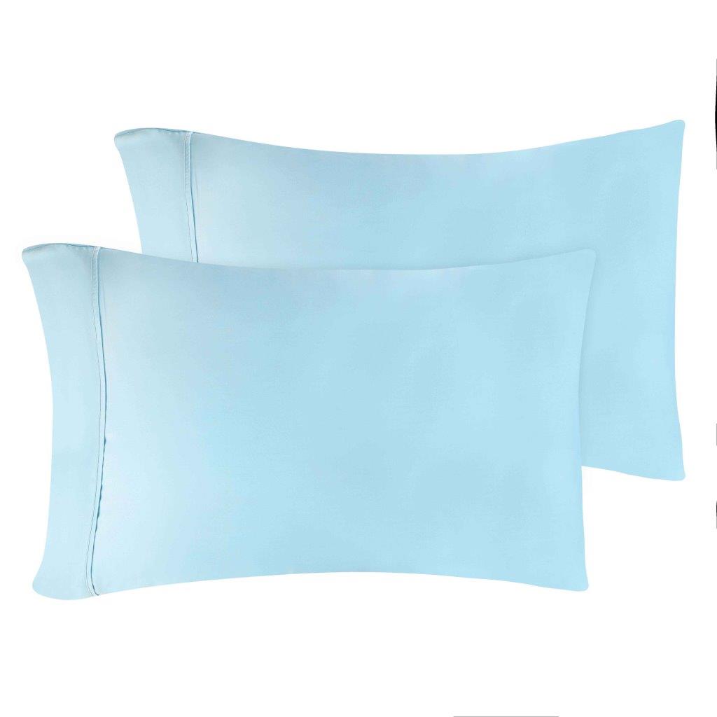 Modal From Beechwood 400 Thread Count Cooling Solid Pillowcase Set - Blue Nile Mills