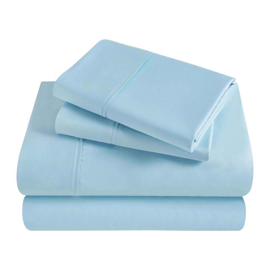 Modal From Beechwood 400 Thread Count Solid Deep Pocket Bed Sheet Set - Blue Nile Mills