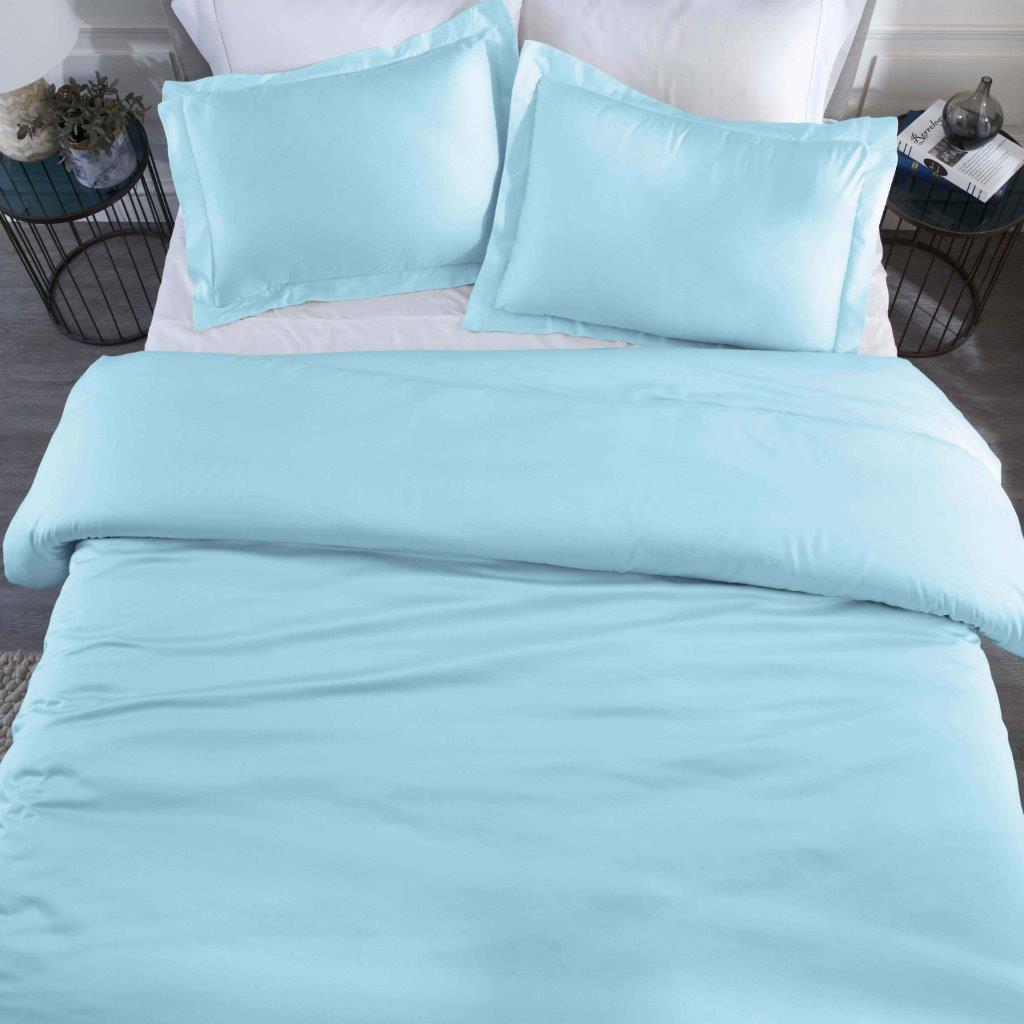 Modal From Beechwood 400 Thread Count Solid Duvet Cover Set - Blue Nile Mills