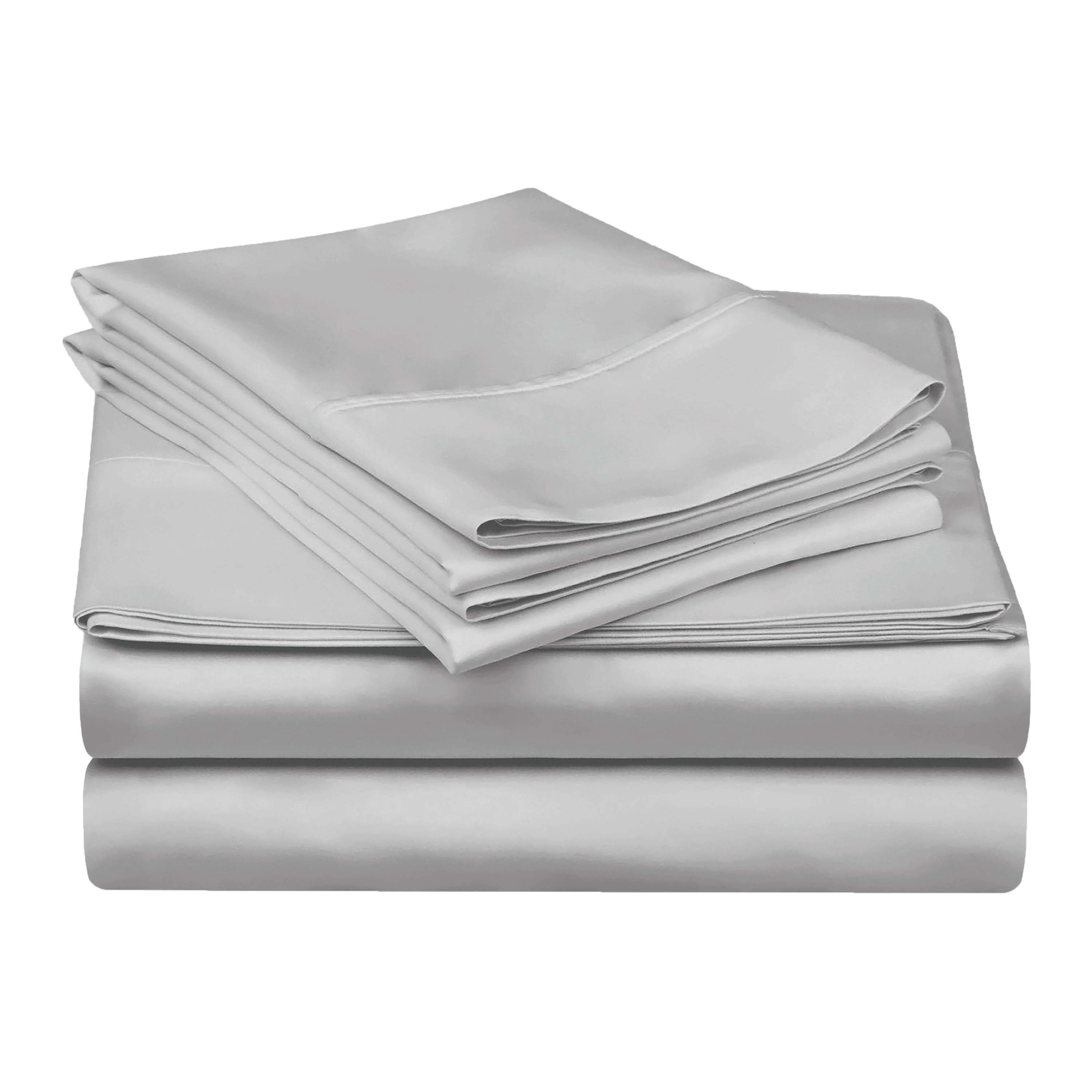 Egyptian Cotton 300 Thread Count Solid Bed Sheet Set - Blue Nile Mills