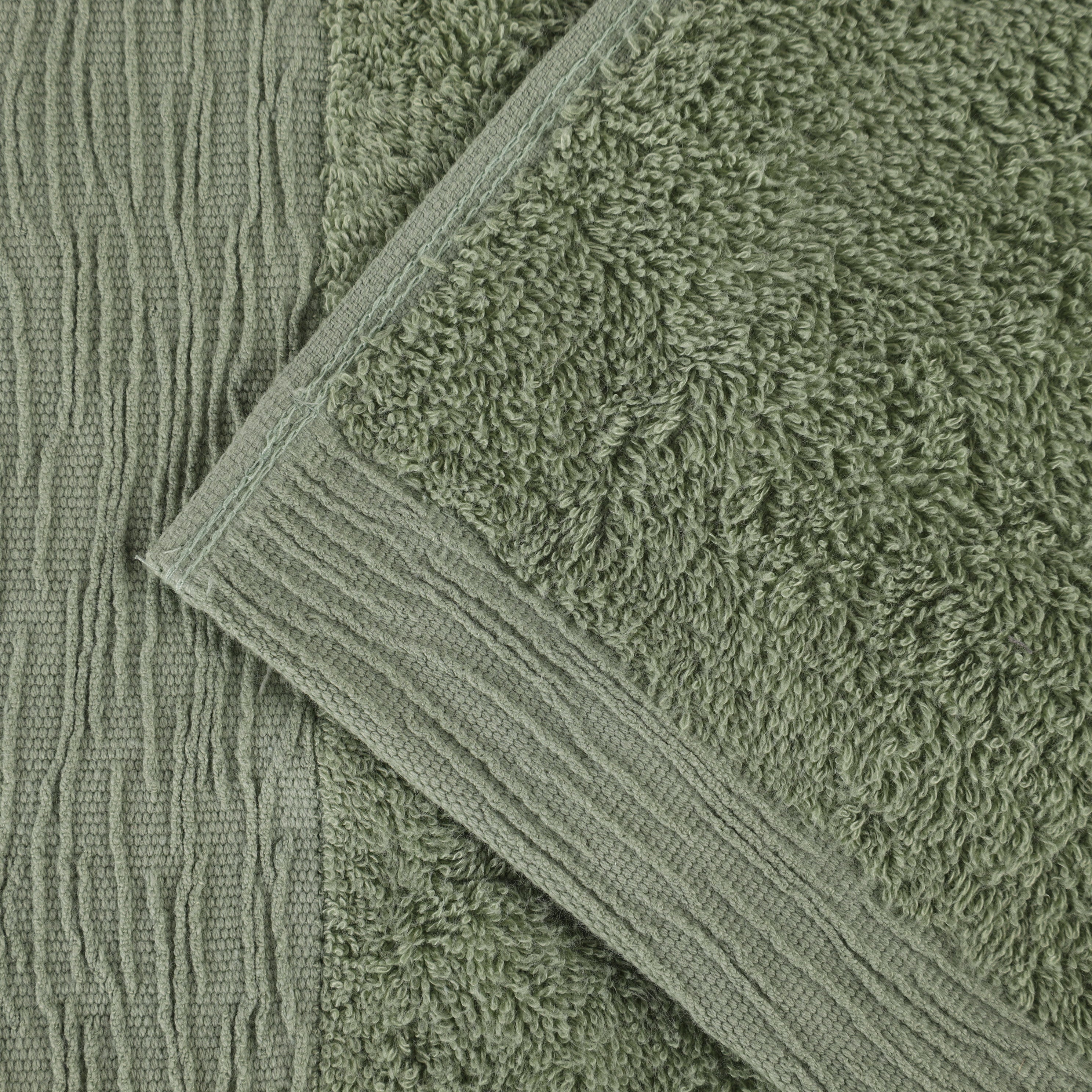 Rayon from Bamboo Eco-Friendly Fluffy Soft Solid Bath Towel Set of 3 - Blue Nile Mills