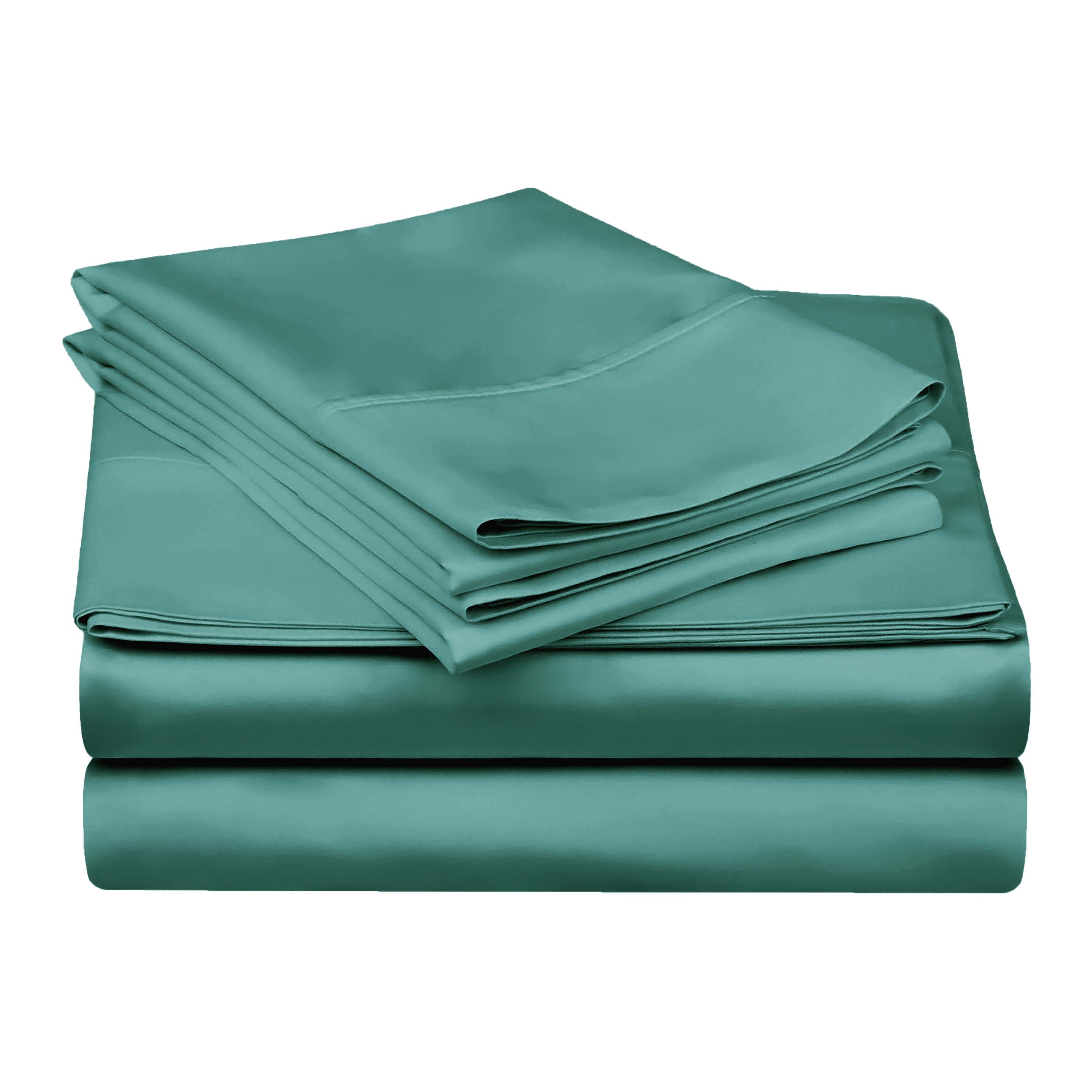 Egyptian Cotton 300 Thread Count Solid Bed Sheet Set - Blue Nile Mills