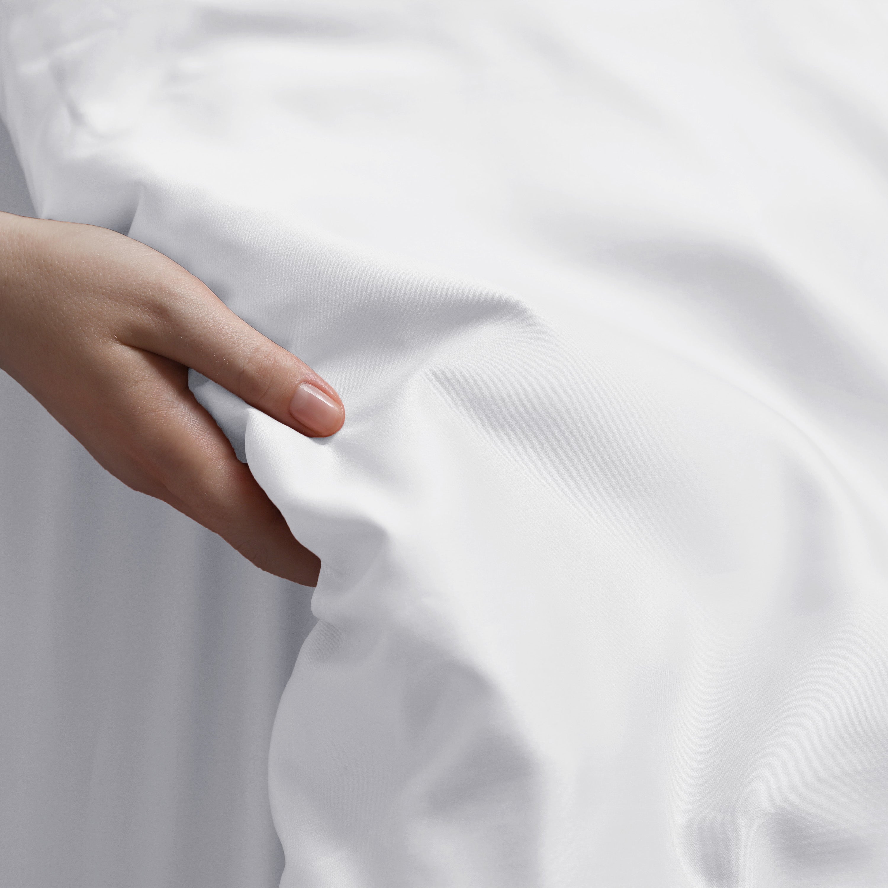 Rayon From Bamboo 300 Thread Count Solid Duvet Cover Set - Blue Nile Mills