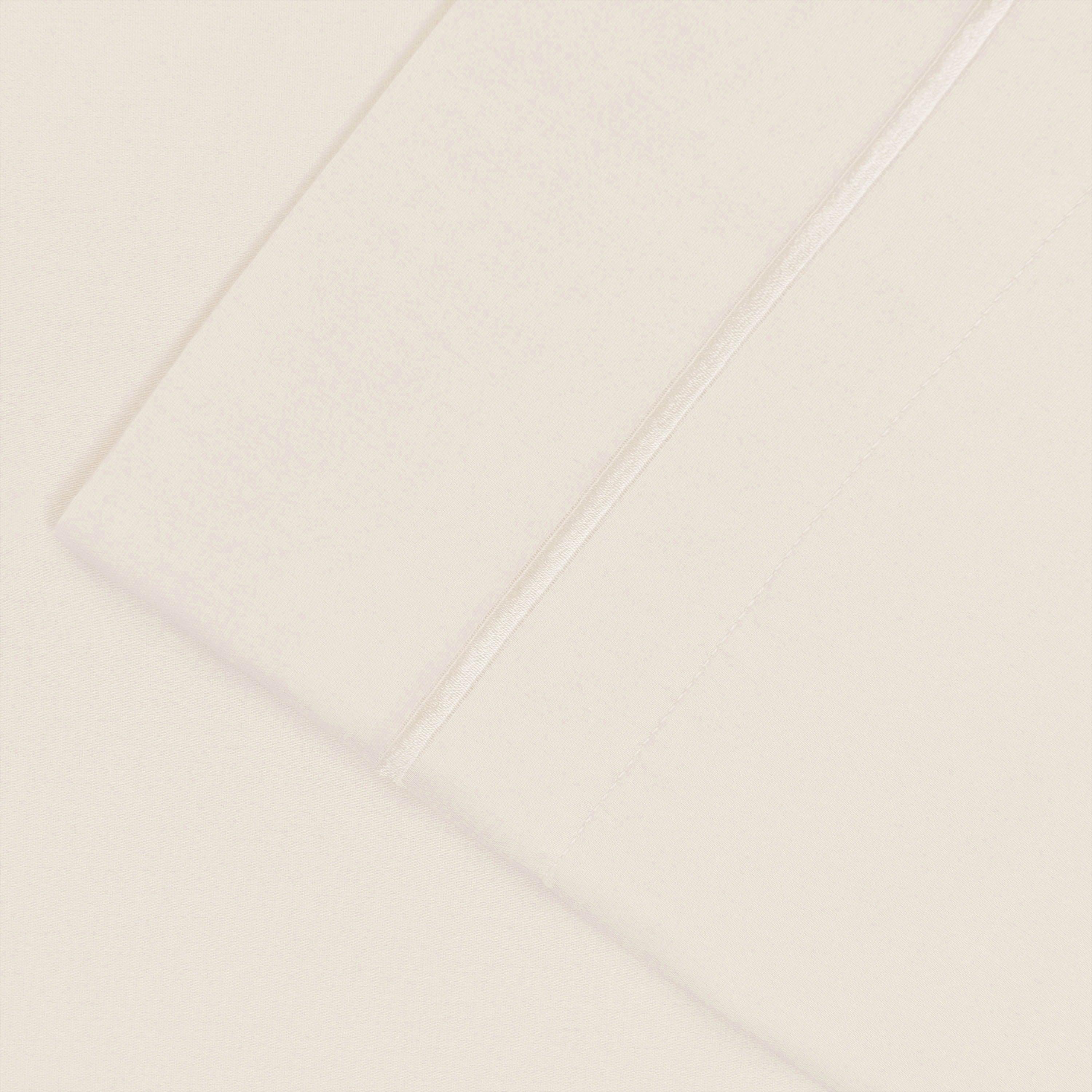 1500 Thread Count Cotton Marrow Stitch Solid Pillowcase Set - Blue Nile Mills