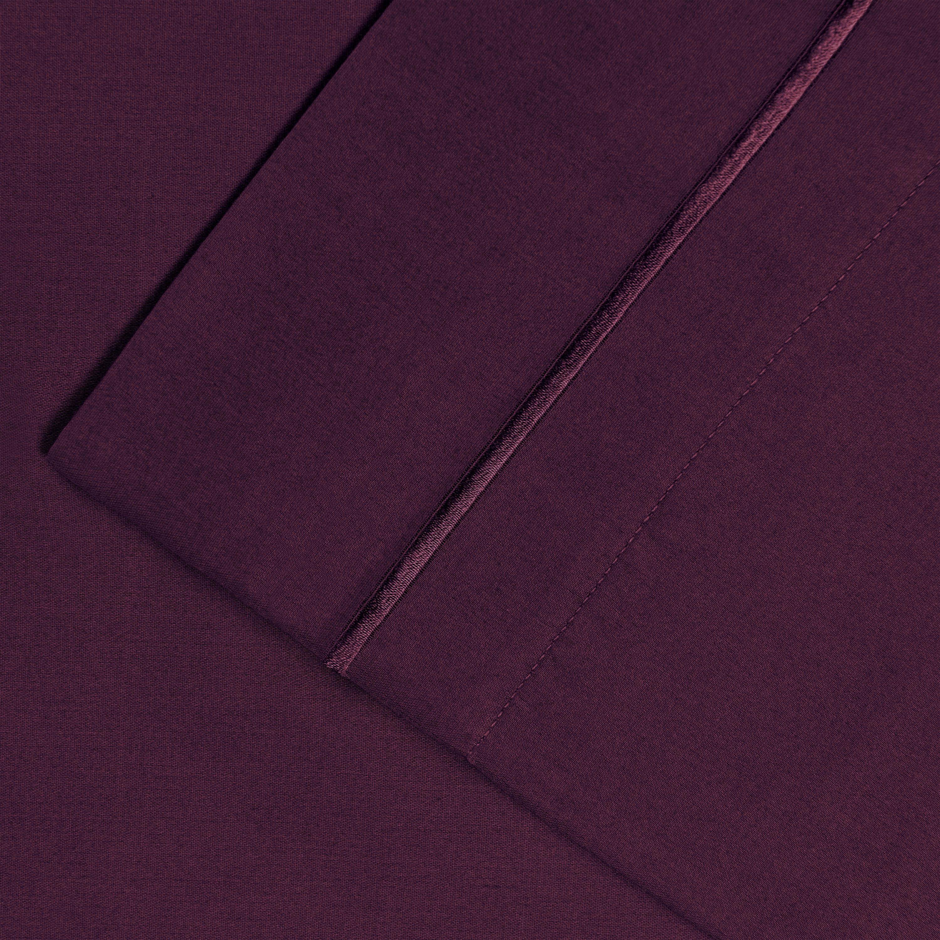 1500 Thread Count Cotton Marrow Stitch Solid Pillowcase Set - Blue Nile Mills