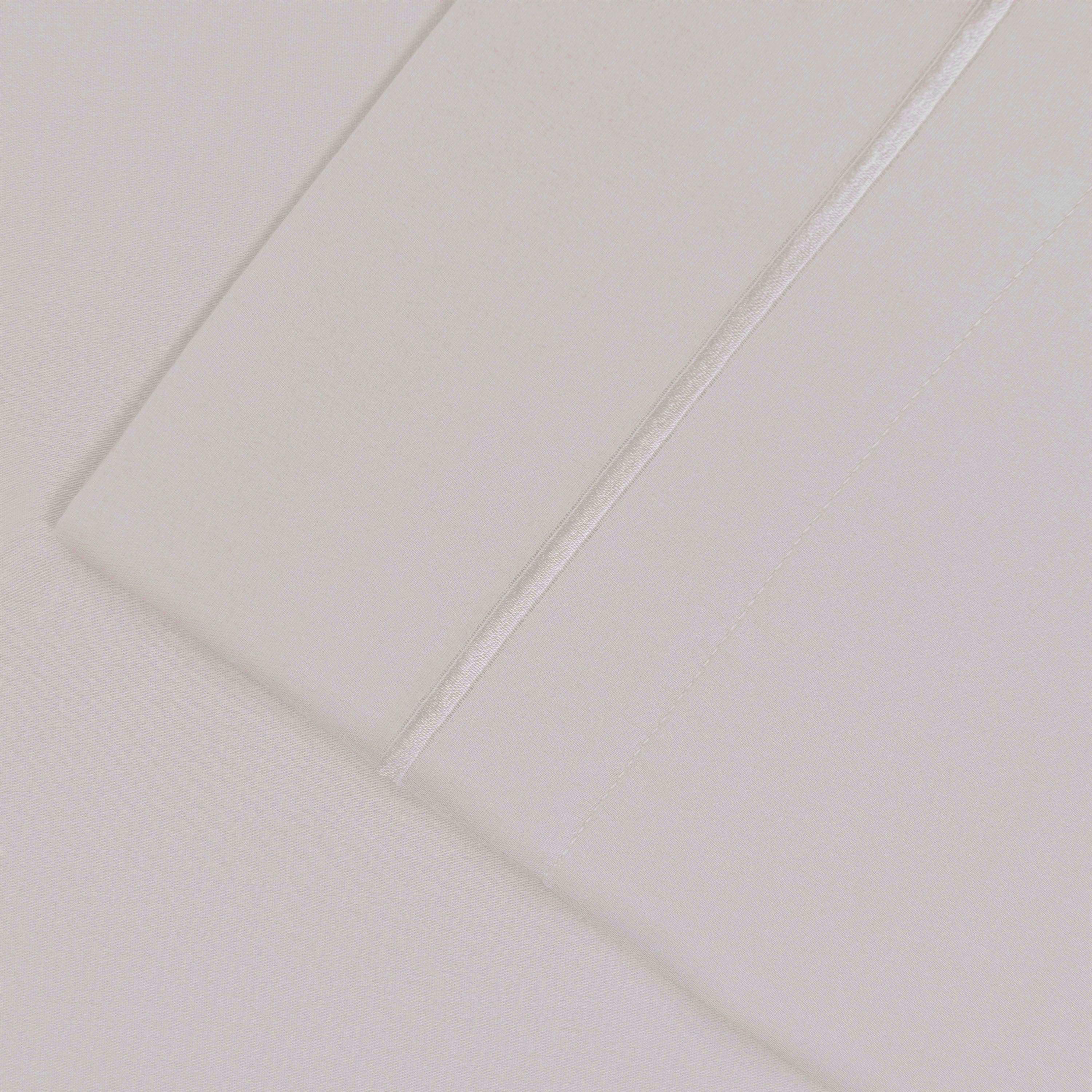 1500 Thread Count Cotton Marrow Stitch Solid Pillowcase Set - Blue Nile Mills