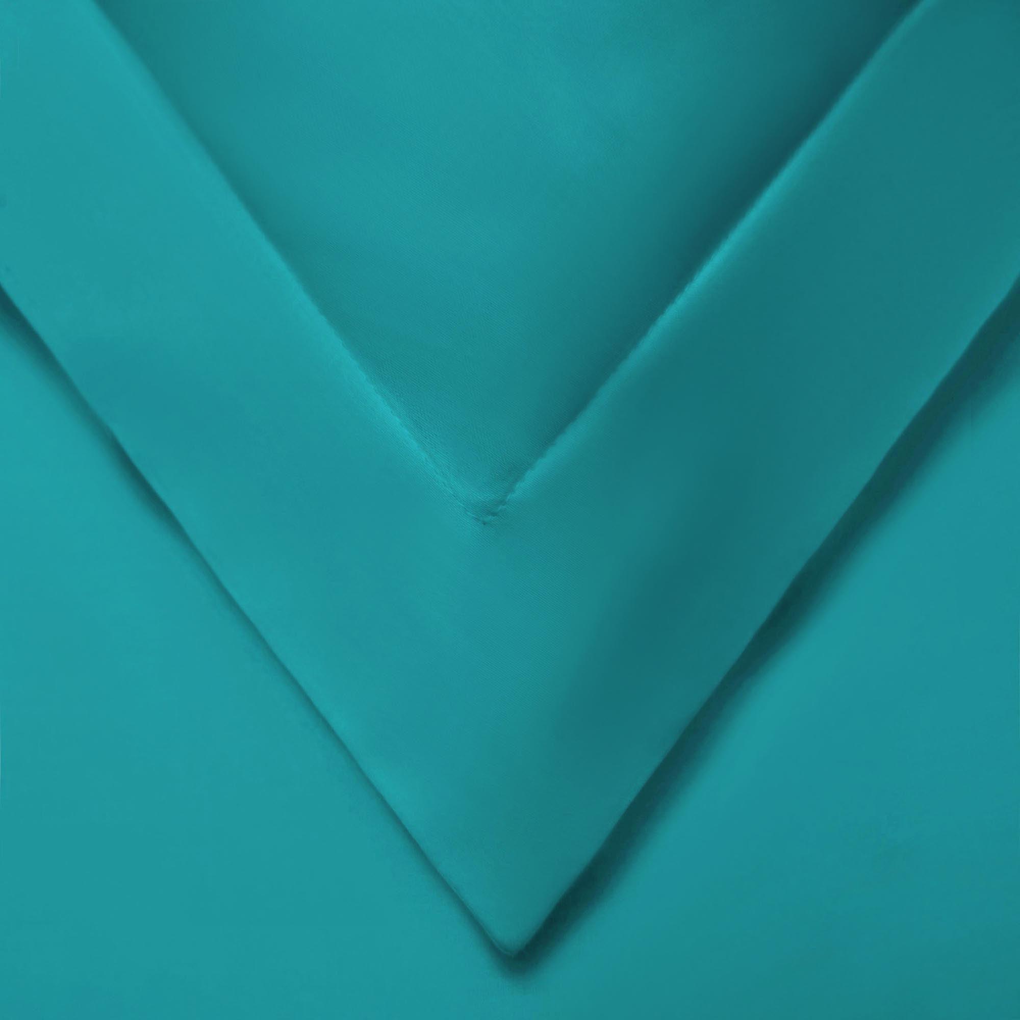 600 Thread Count Cotton Blend Solid Duvet Cover Set - Blue Nile Mills