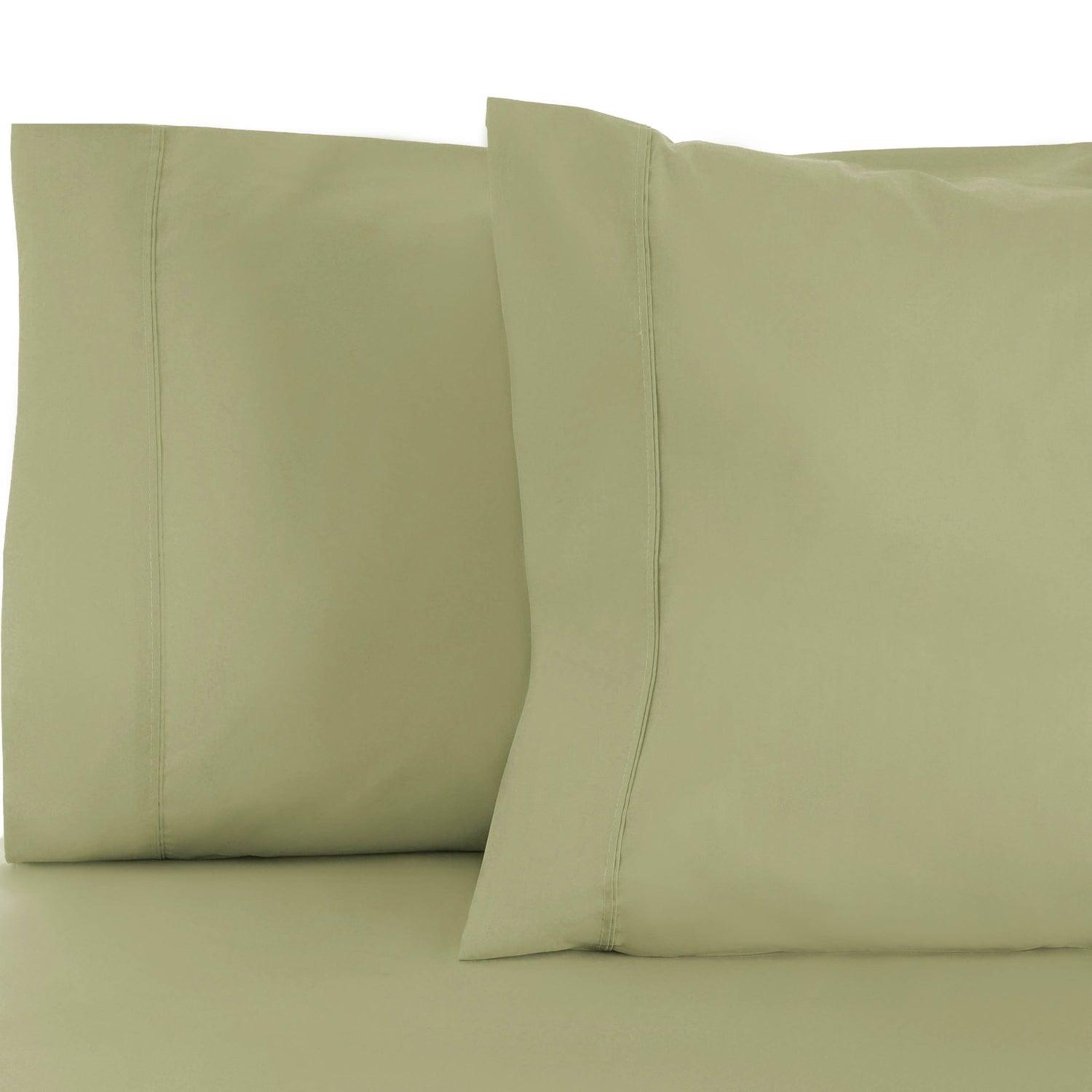 600 Thread Count Cotton Blend Solid Pillowcase Set - Blue Nile Mills