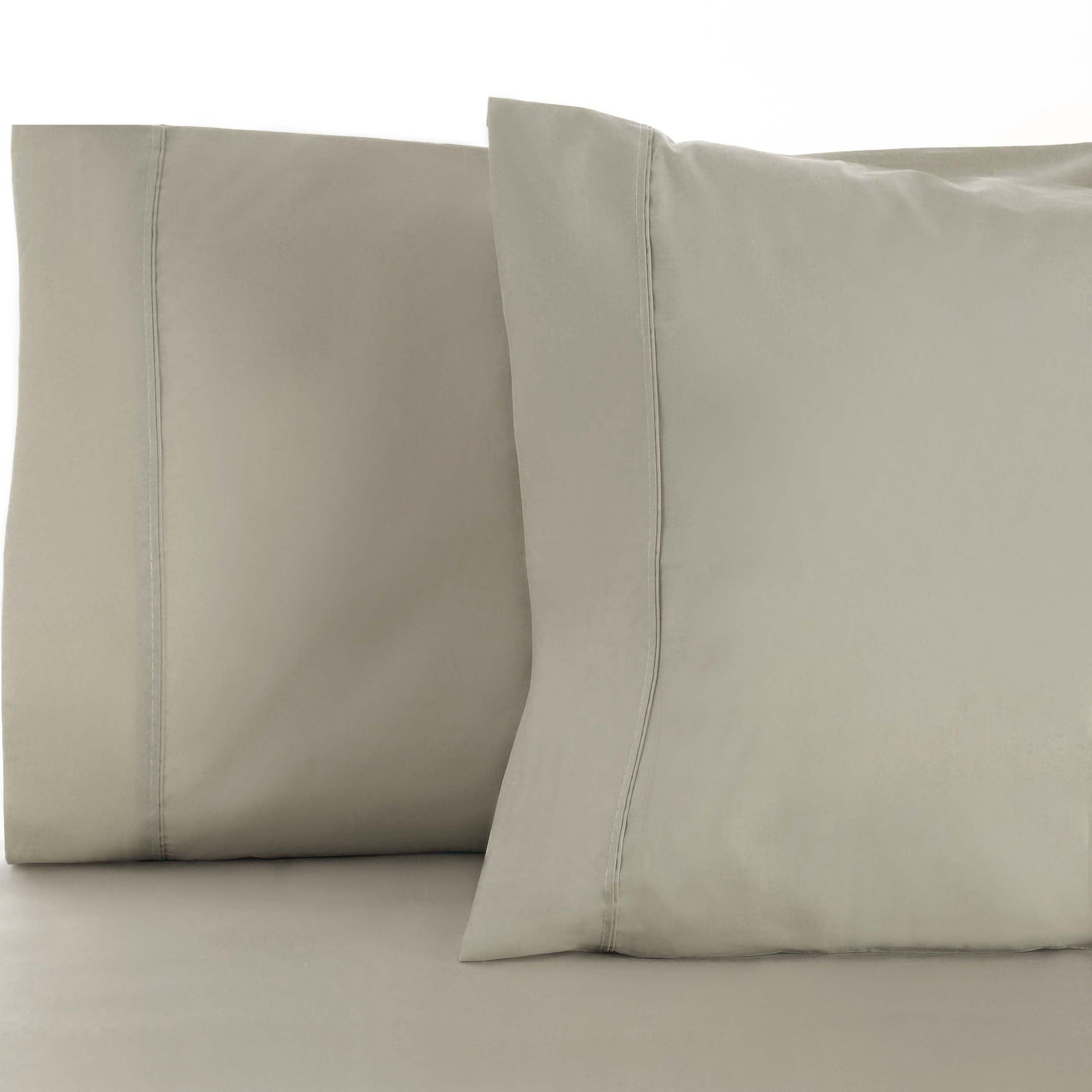 600 Thread Count Cotton Blend Solid Pillowcase Set - Blue Nile Mills