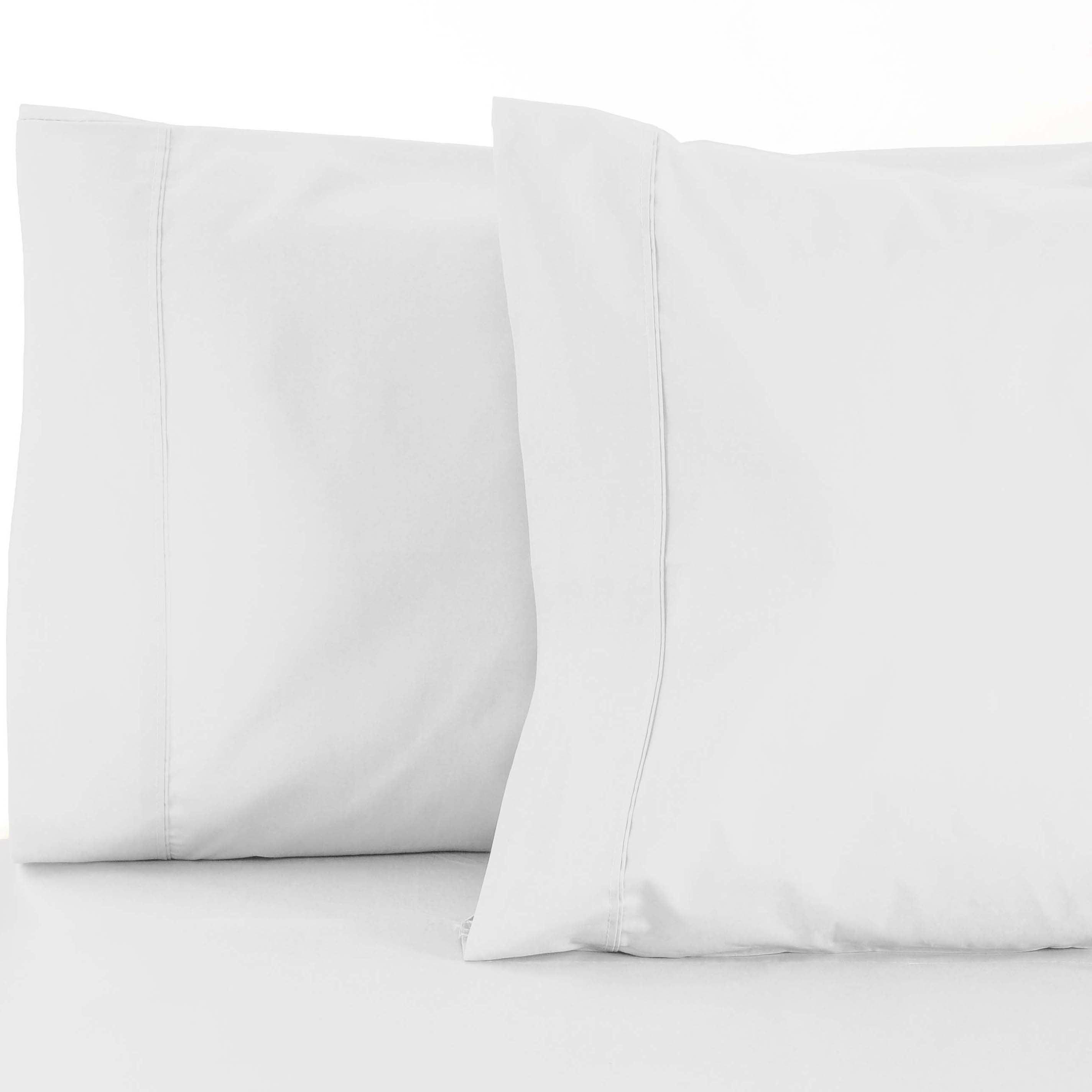 600 Thread Count Cotton Blend Solid Pillowcase Set - Blue Nile Mills