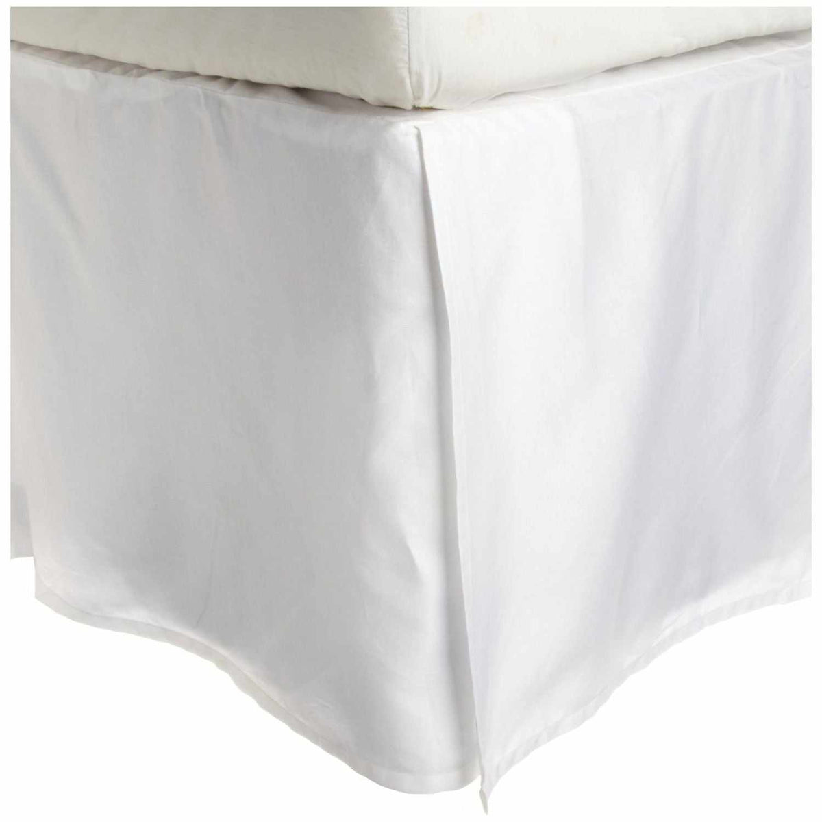 Saltaire 100% Egyptian Cotton Chic Solid Bed Skirt with Split Corners - Blue Nile Mills