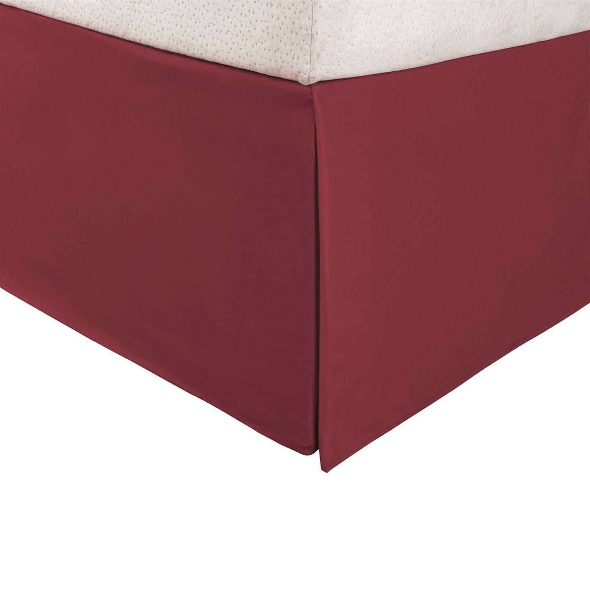 Wimberton 100% Brushed Microfiber Bed Skirt with a 15" Drop Length and Inverted Box Pleats - Blue Nile Mills