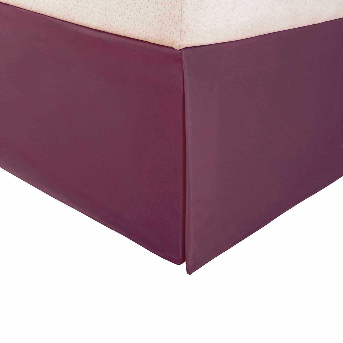 Wimberton 100% Brushed Microfiber Bed Skirt with a 15" Drop Length and Inverted Box Pleats - Blue Nile Mills