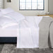 Egyptian Cotton 1000 Thread Count Embroidered Bed Sheet Set - White/Blue