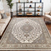 Glendale Traditional Oriental Floral Medallion Indoor Area Rug - Green