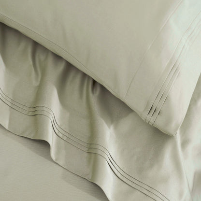 Egyptian Cotton 1500 Thread Count Solid 2 Piece Pillowcase Set - Blue Nile Mills