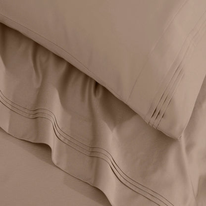 Egyptian Cotton 1500 Thread Count Solid 2 Piece Pillowcase Set - Blue Nile Mills