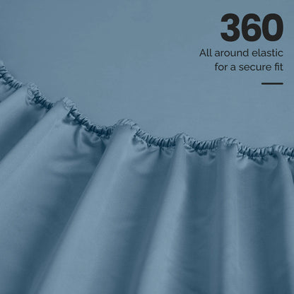 Egyptian Cotton 1500 Thread Count Eco Friendly Sheet Set - Blue Nile Mills