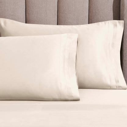 Egyptian Cotton 1500 Thread Count Solid 2 Piece Pillowcase Set - Blue Nile Mills