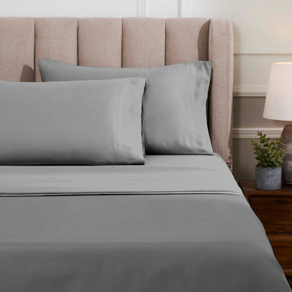Egyptian Cotton 1500 Thread Count Solid 2 Piece Pillowcase Set - Blue Nile Mills