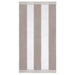 Cabana Stripe Oversized Cotton Beach Towel Set - Light Grey