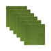 Artificial Grass Indoor/ Outdoor Area Rug Set of 6 - Green