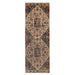 Leena Tribal Medallion Traditional Indoor Area Rug or Runner- Ivory-Teal