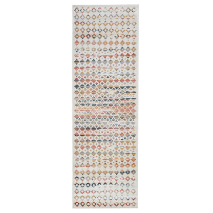 Numair Abstract Geometric Diamonds Indoor Area Rug or Runner Rug - Blue Nile Mills