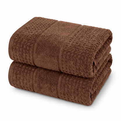 Superior Napa Cotton Absorbent Medium Weight Bath Towels, Set of 2