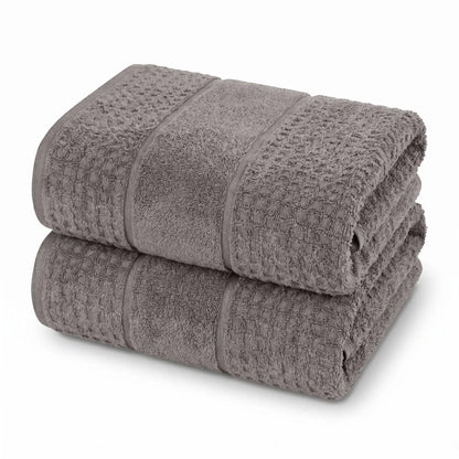 Superior Napa Cotton Absorbent Medium Weight Bath Towels, Set of 2