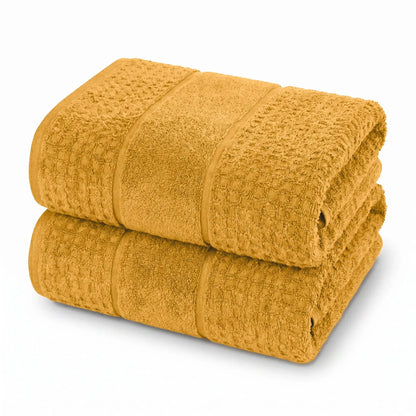 Superior Napa Cotton Absorbent Medium Weight Bath Towels, Set of 2