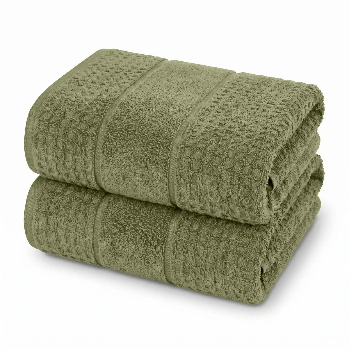 Superior Napa Cotton Absorbent Medium Weight Bath Towels, Set of 2