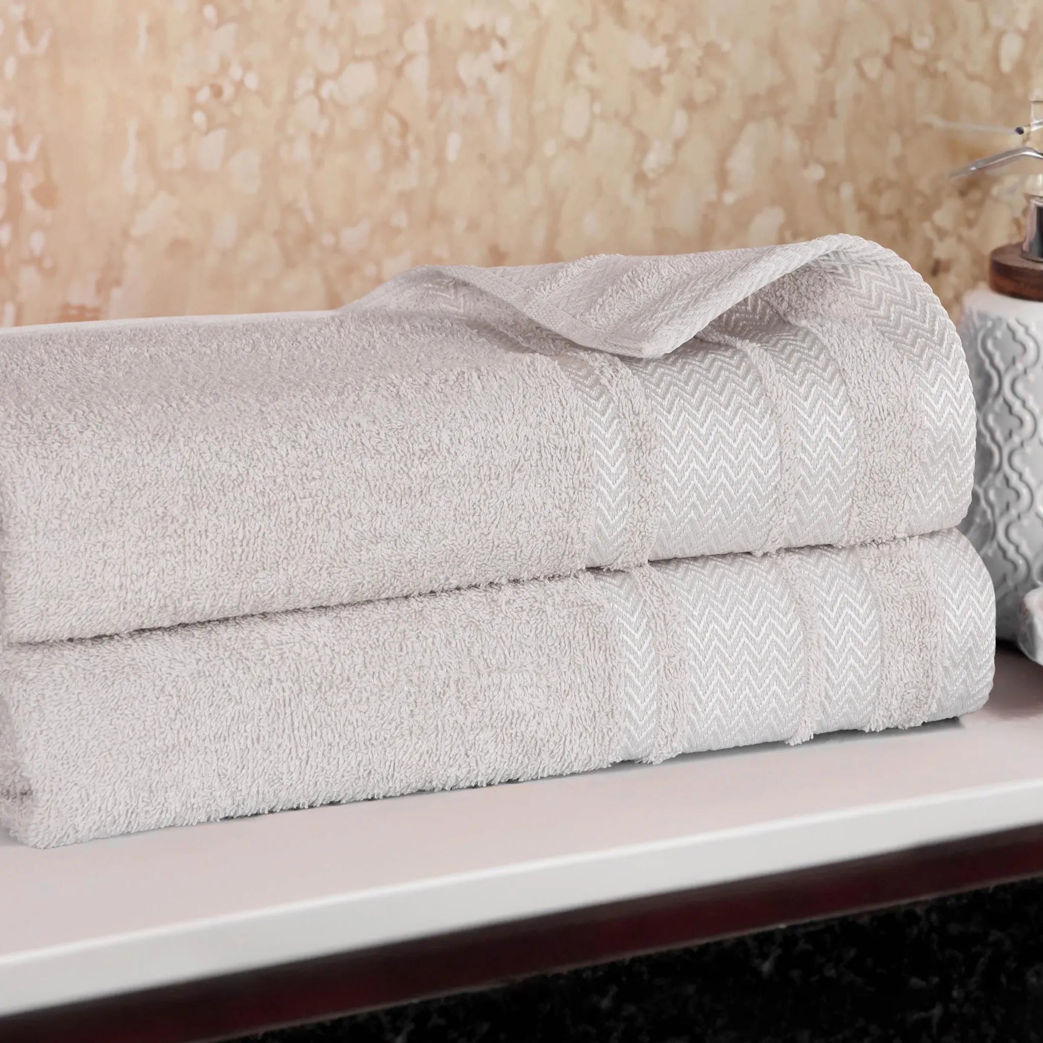 Hays Cotton Soft Medium Weight Bath Towel Set of 3