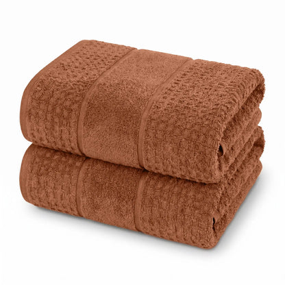 Superior Napa Cotton Absorbent Medium Weight Bath Towels, Set of 2