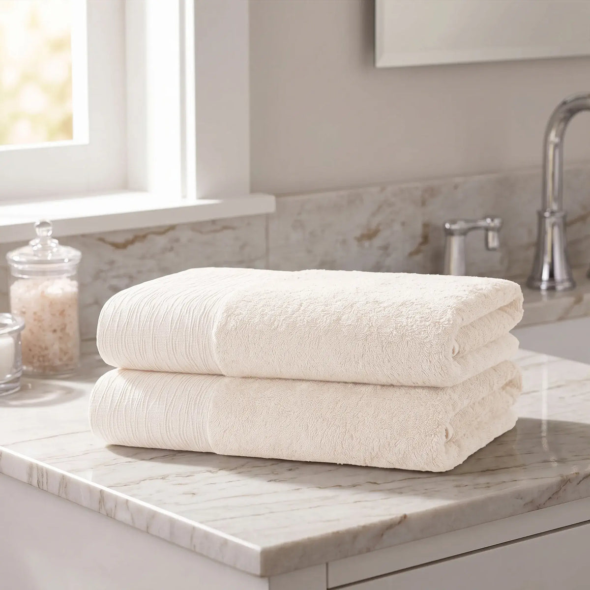 Sierra Rayon from Bamboo and Cotton Bath Towels Set of 2