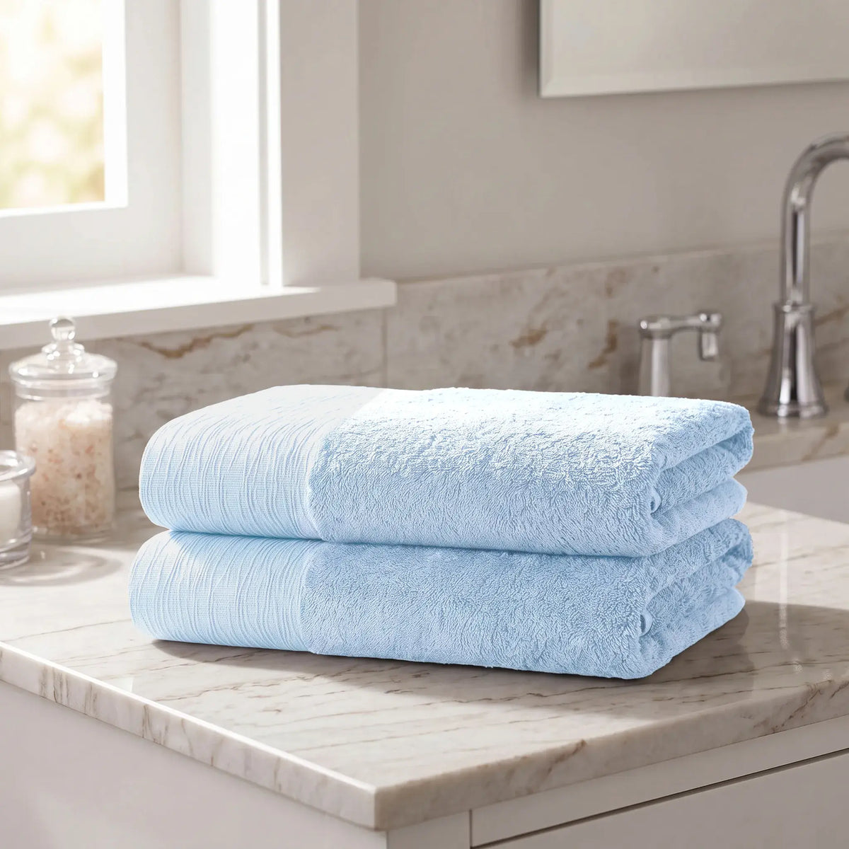 Sierra Rayon from Bamboo and Cotton Bath Towels Set of 2