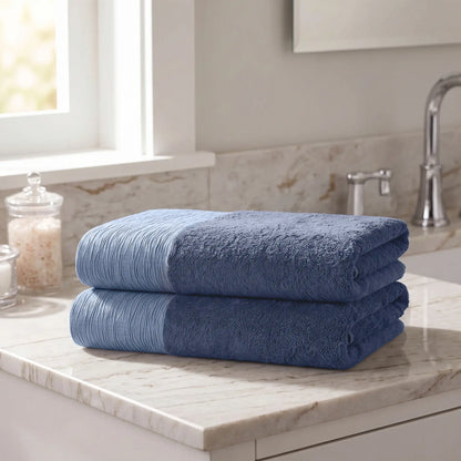 Sierra Rayon from Bamboo and Cotton Bath Towels Set of 2