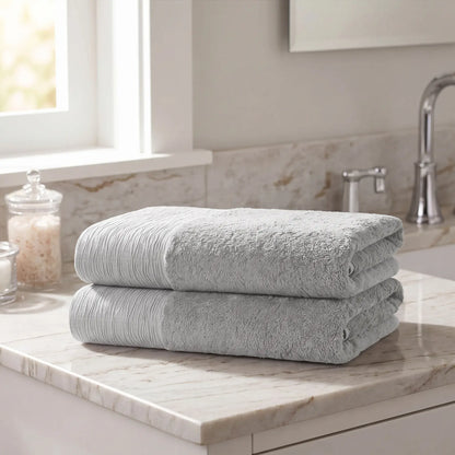 Sierra Rayon from Bamboo and Cotton Bath Towels Set of 2