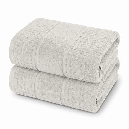 Superior Napa Cotton Absorbent Medium Weight Bath Towels, Set of 2